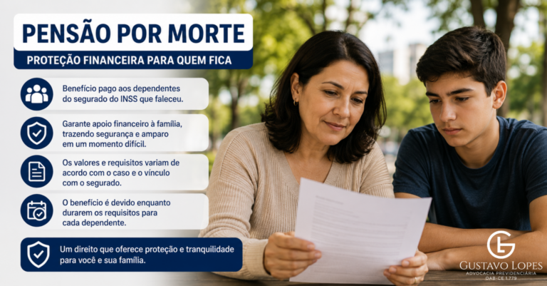 Imagem ilustrativa sobre o benefício pensão por morte