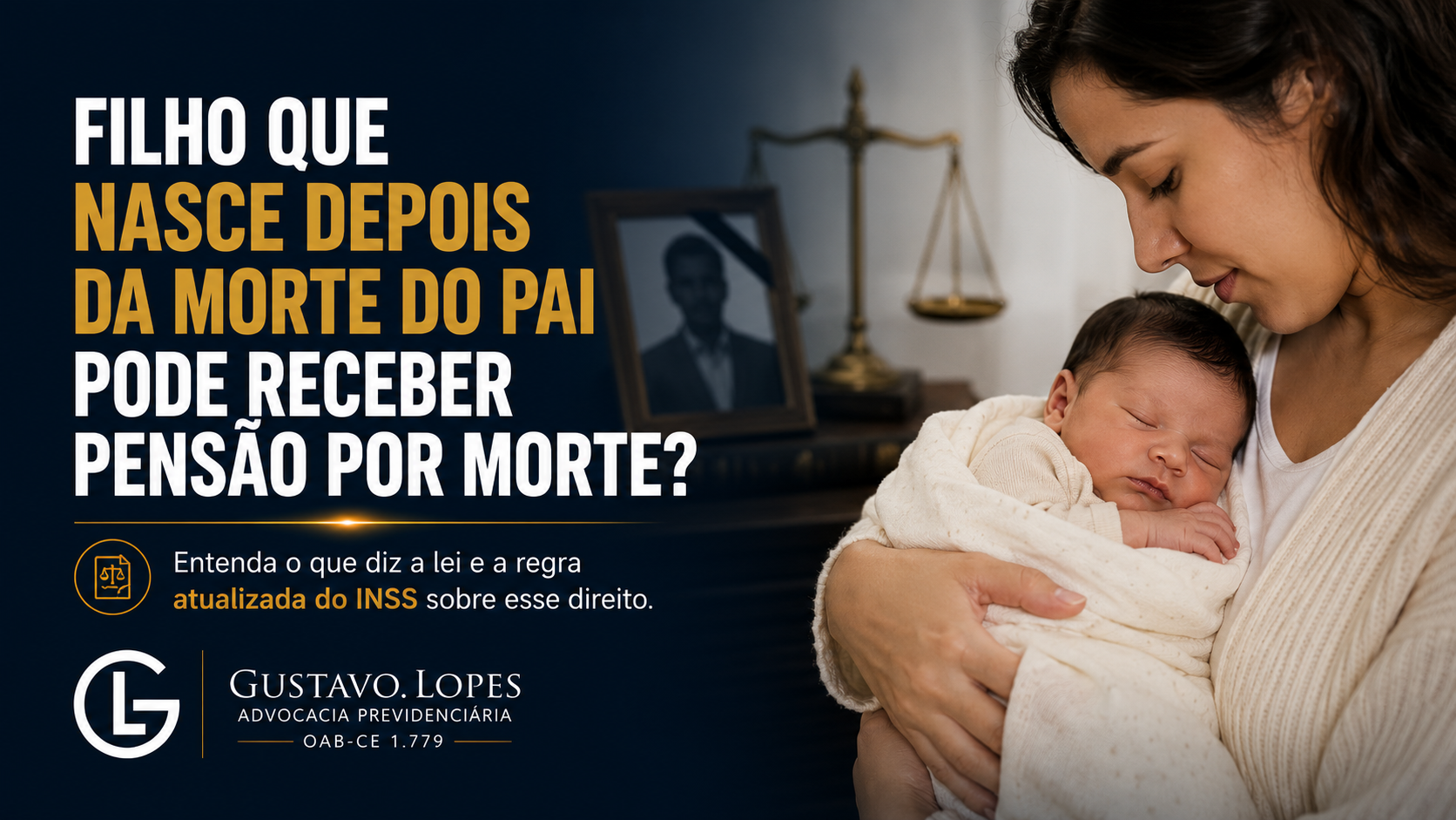 Filho que nasce depois da morte do pai pode receber pensão por morte?