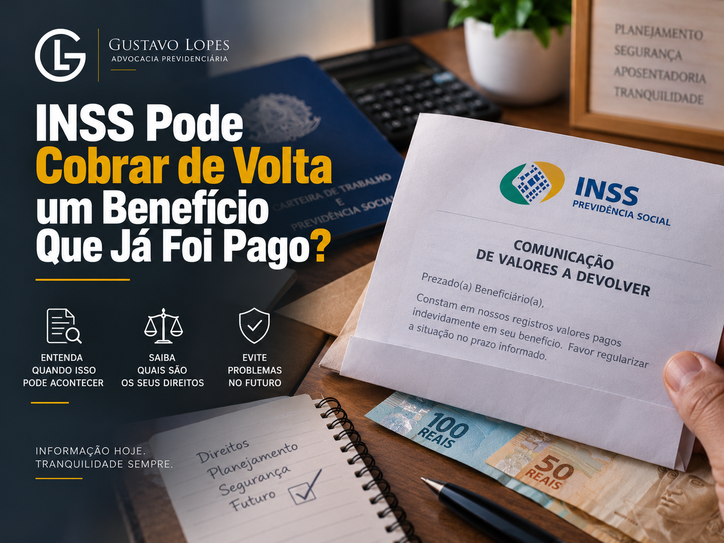 INSS Pode Cobrar de Volta um Benefício Que Já Foi Pago?