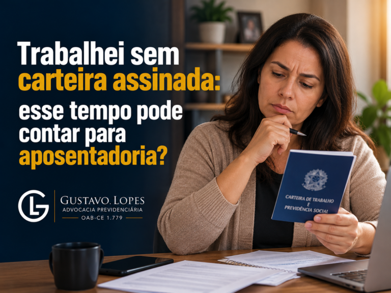 Trabalhei sem carteira assinada. Esse tempo conta para minha aposentadoria?